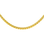 10K Gold 2.2mm Diamond Cut Solid Franco Chain - Johnny Dang & Co