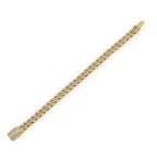 10k Gold 3 Row Diamond Miami Cuban Link 9.75mm Bracelet - Johnny Dang & Co