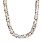 10KY 22.50CTW BAGUETTE DIAMOND RECTANGULAR CLUSTER - Johnny Dang & Co