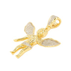 10KY 0.25CTW DIAMOND ANGEL PENDANT CHR0202Y - Johnny Dang & Co