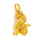 JDTK131181 - Custom Gold Dragon Pendant - Johnny Dang & Co