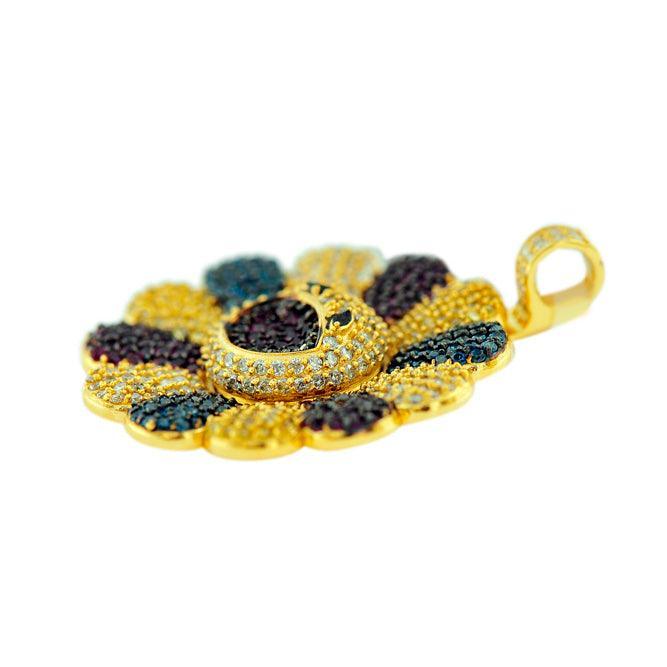 JDP2578 - CUSTOM SMILEY FACE PENDANT - Johnny Dang & Co