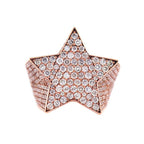 1JDR23.3 - CUSTOM DIAMOND STAR RING - Johnny Dang & Co