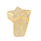1JDR24.2 - CUSTOM DIAMOND STAR RING - Johnny Dang & Co