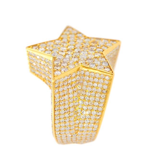 1JDR24.2 - CUSTOM DIAMOND STAR RING - Johnny Dang & Co