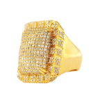 JDR55402 - CUSTOM DIAMOND SIGNET RING - Johnny Dang & Co