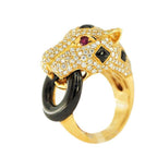 JDR627172- DIAMOND CHEETAH RING - Johnny Dang & Co