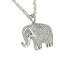SILVER ELEPHANT PENDANT - Johnny Dang & Co