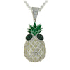 SILVER COOL GLASSES PINEAPPLE PENDANT - Johnny Dang & Co
