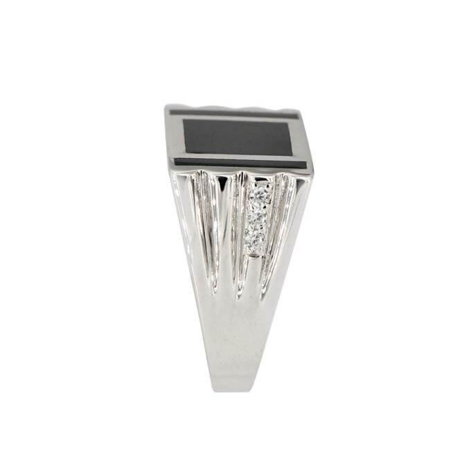 SILVER ONYX RING - Johnny Dang & Co