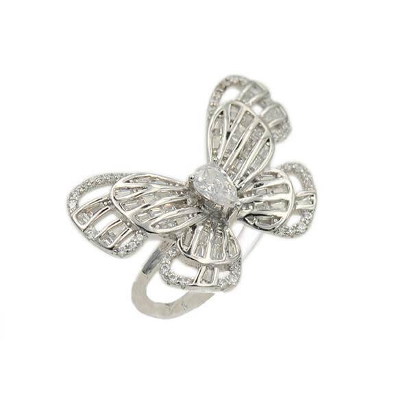 STERLING SILVER CZ RING - Johnny Dang & Co