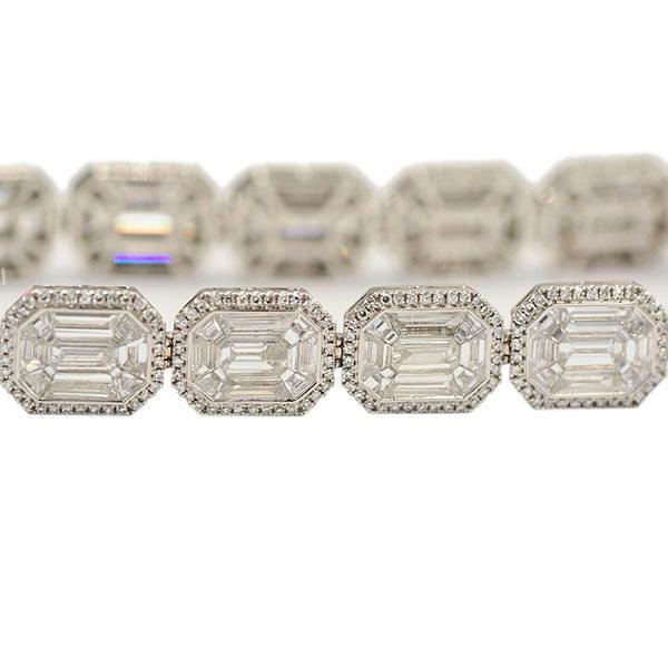 VDB004 - 18K 11.17ct VS Bracelet - Johnny Dang & Co