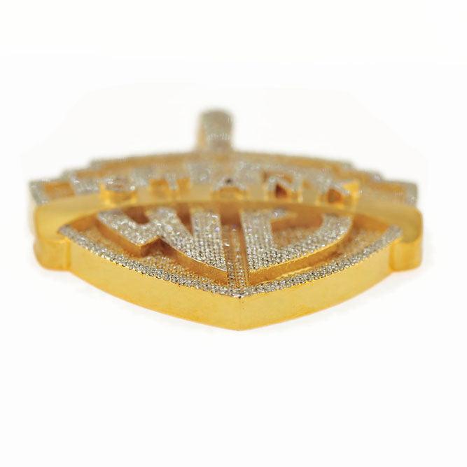 CUSTOM DIAMOND WB STANK PENDANT - Johnny Dang & Co