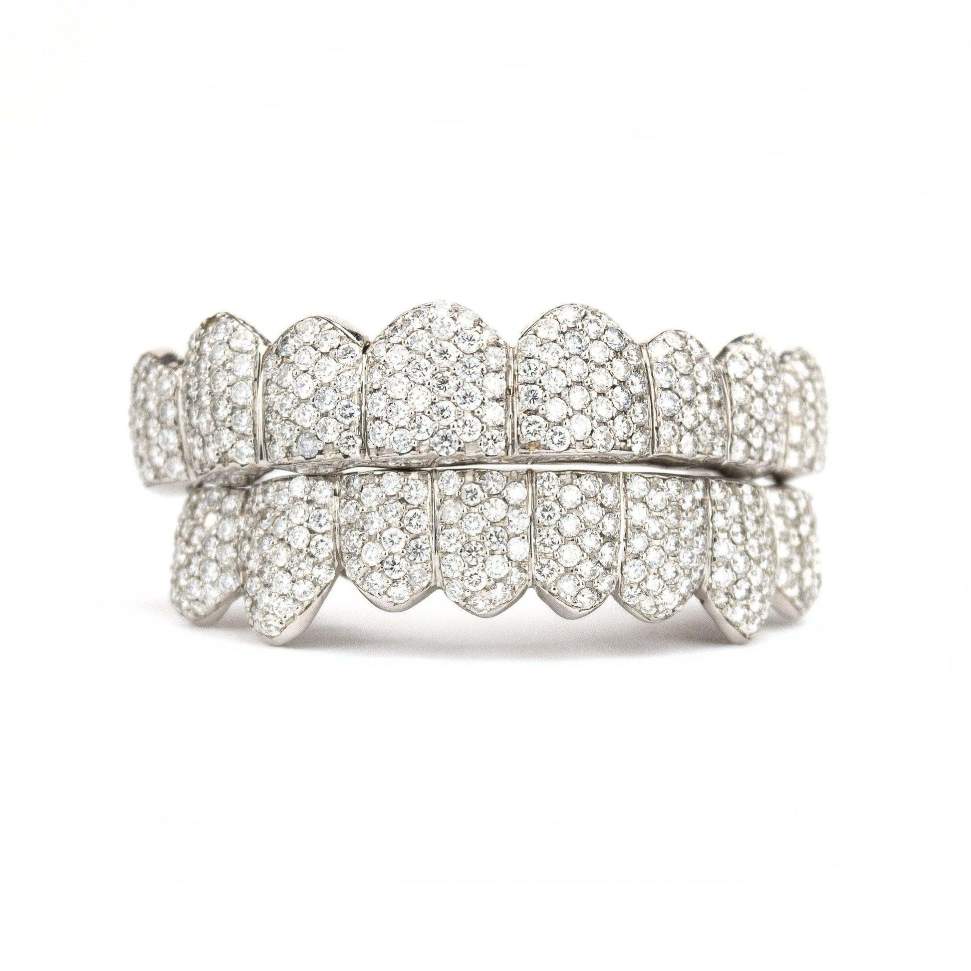 10K VS Honeycomb Set Diamond Grillz - Johnny Dang & Co