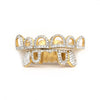 18K Flawless Split Open Face Diamond Grillz - Johnny Dang & Co
