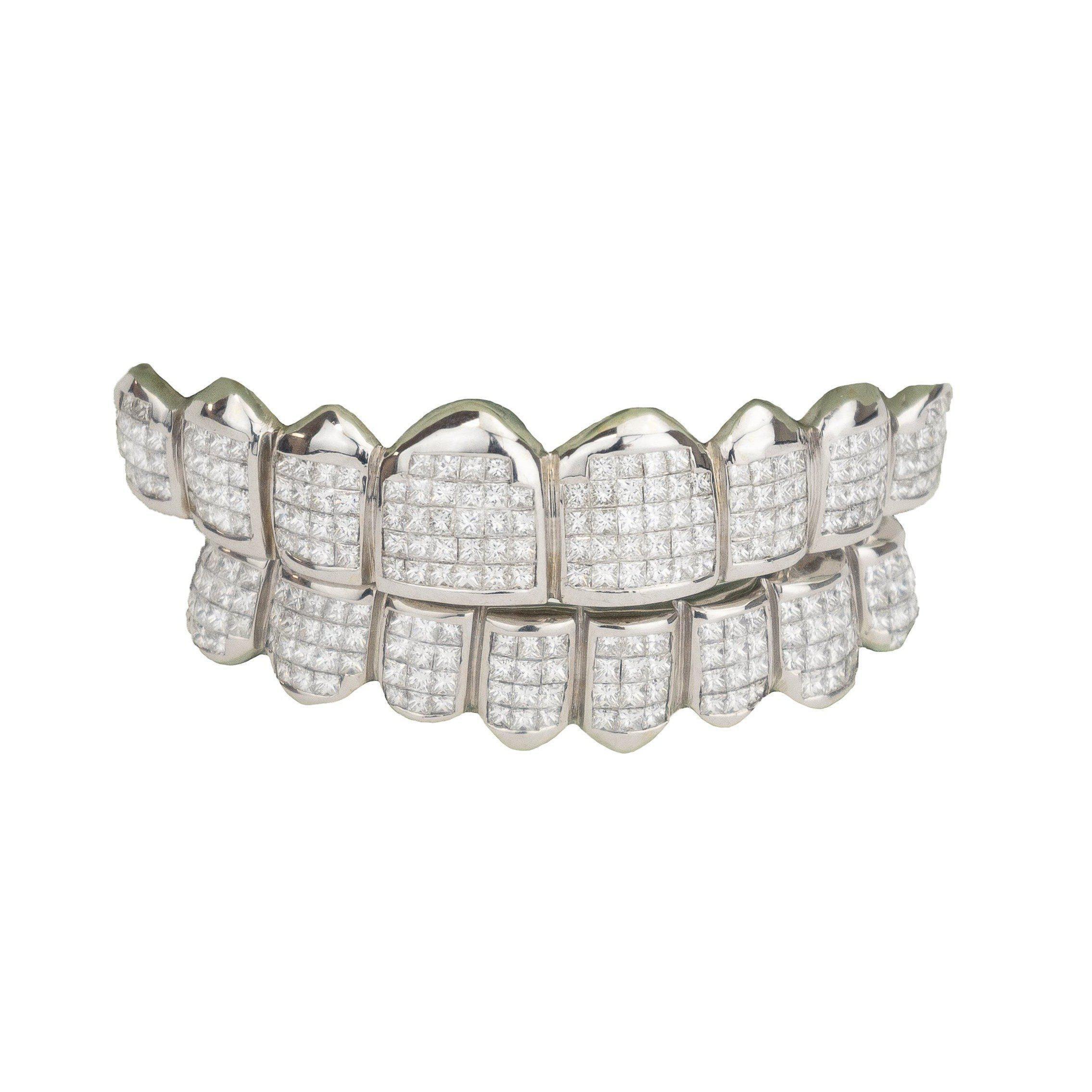 10K VVS Invisible Set Diamond Grillz - Johnny Dang & Co